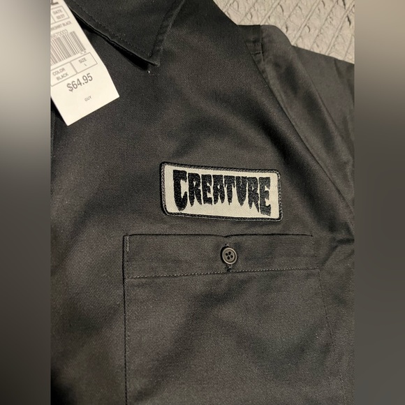 Creature fiend button up work shirt - Picture 2 of 4